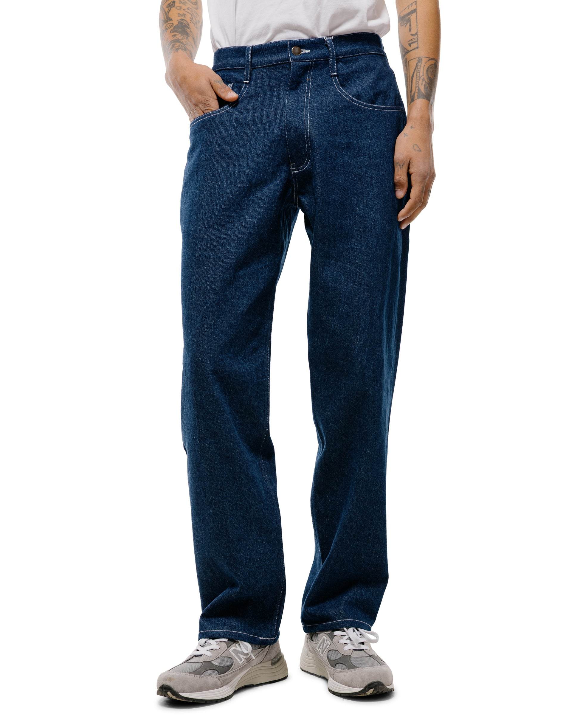 lost & found Randy's Garments Randy's Garments 5-Pocket Jean Scoured Indigo 12oz Cotton Denim