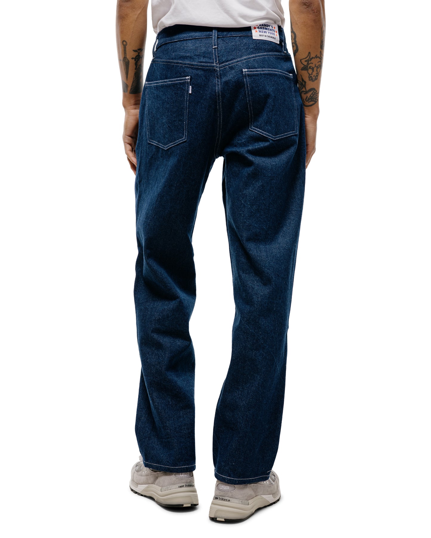 lost & found Randy's Garments Randy's Garments 5-Pocket Jean Scoured Indigo 12oz Cotton Denim