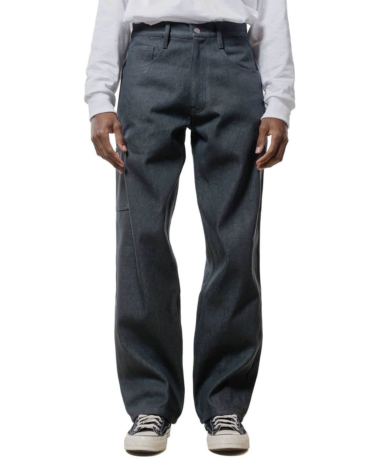 lost & found Randy's Garments Randy's Garments 7-Pocket Jean Washed 13.5oz Cotton Charcoal Cone Denim