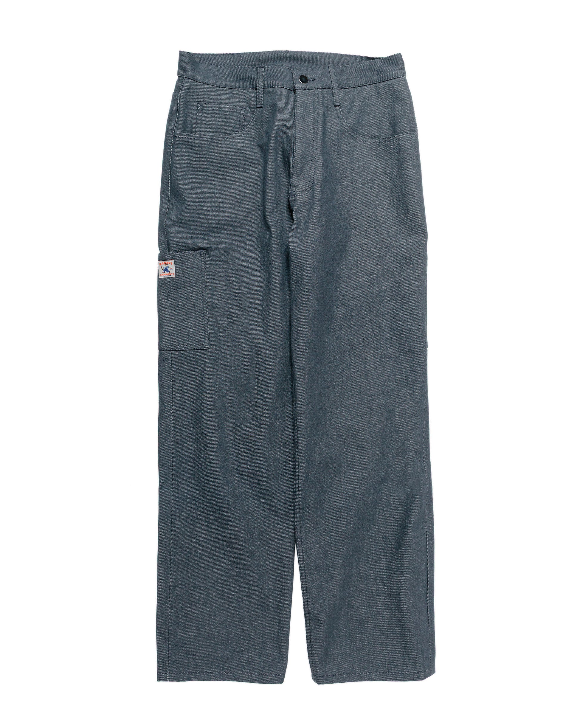 lost & found Randy's Garments Randy's Garments 7-Pocket Jean Washed 13.5oz Cotton Charcoal Cone Denim