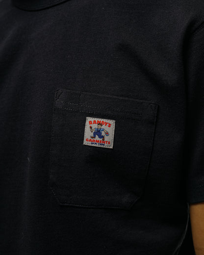 lost & found Randy's Garments Randy's Garments Heavyweight Hammer Pocket Tee Black