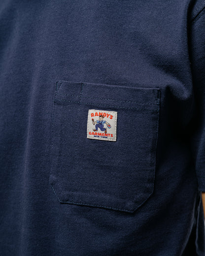 lost & found Randy's Garments Randy's Garments Heavyweight Hammer Pocket Tee Navy