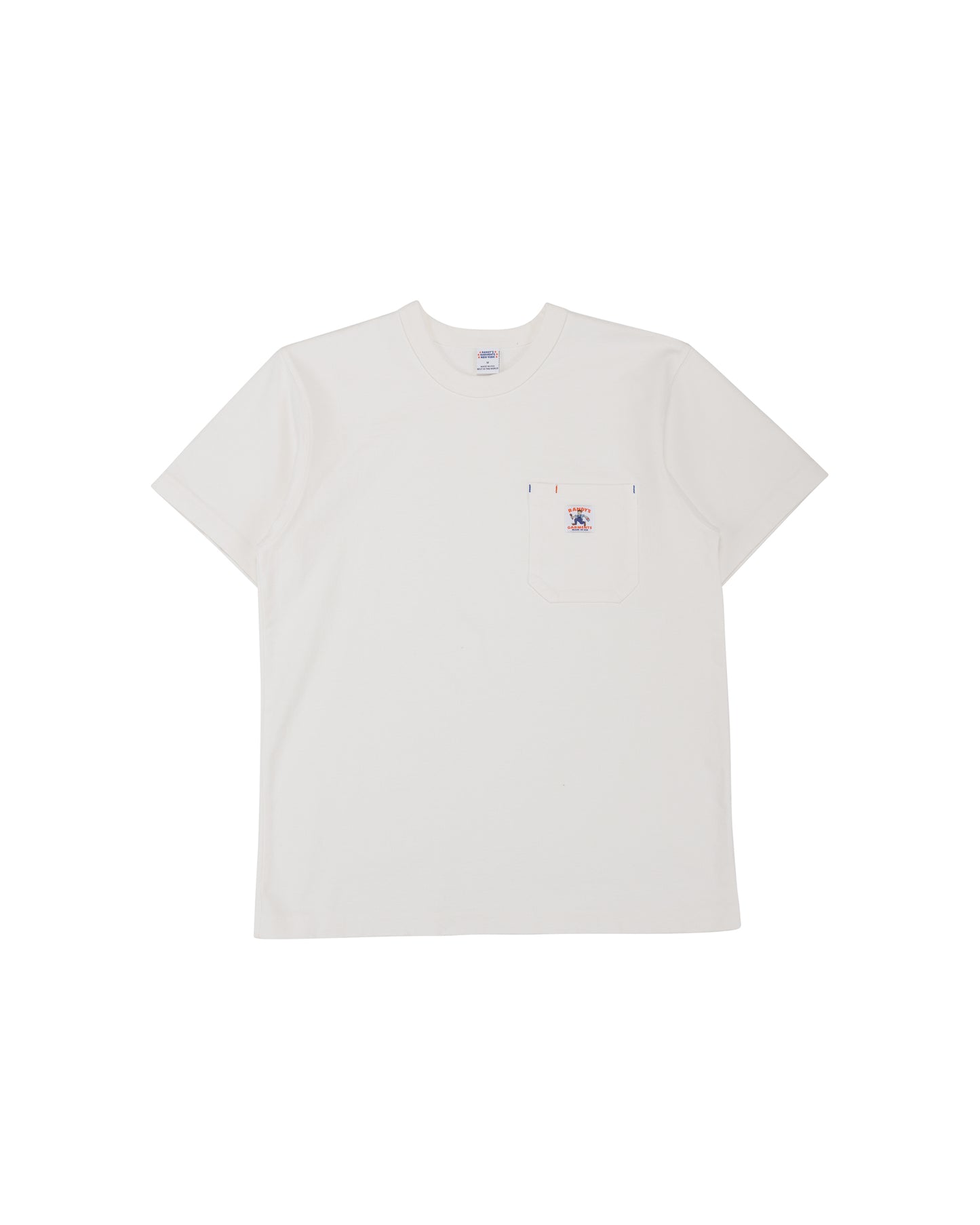 lost & found Randy's Garments Randy's Garments Heavyweight Hammer Pocket Tee White