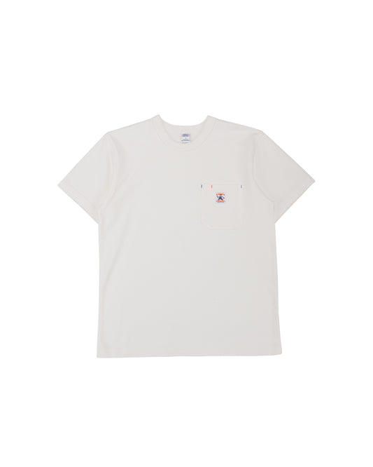 lost & found Randy's Garments Randy's Garments Heavyweight Hammer Pocket Tee White
