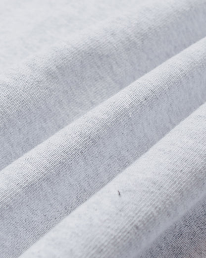 lost & found Randy's Garments Randy's Garments Heavyweight Logo Cross-Neck Hoodie Heather Grey 14oz Cotton Poly