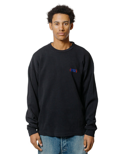 lost & found Randy's Garments Randy's Garments Heavyweight Thermal Crewneck Black