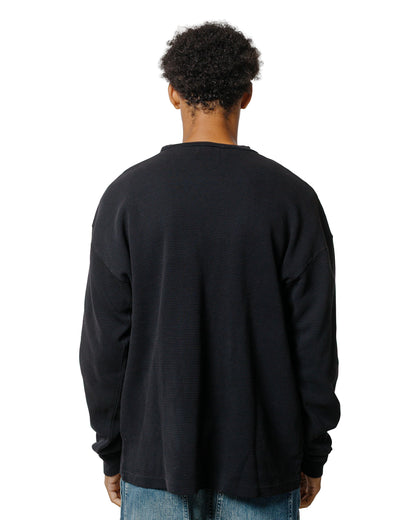 lost & found Randy's Garments Randy's Garments Heavyweight Thermal Crewneck Black