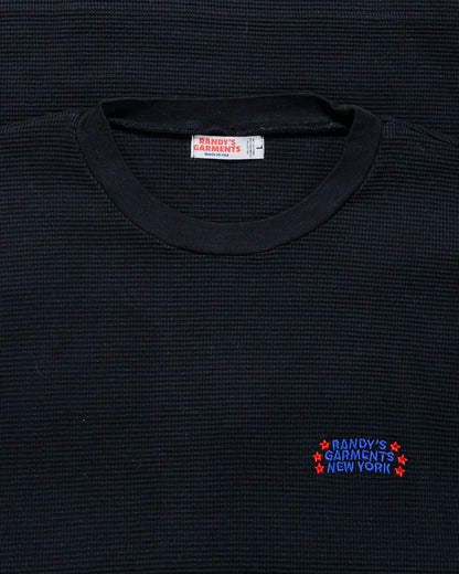 lost & found Randy's Garments Randy's Garments Heavyweight Thermal Crewneck Black
