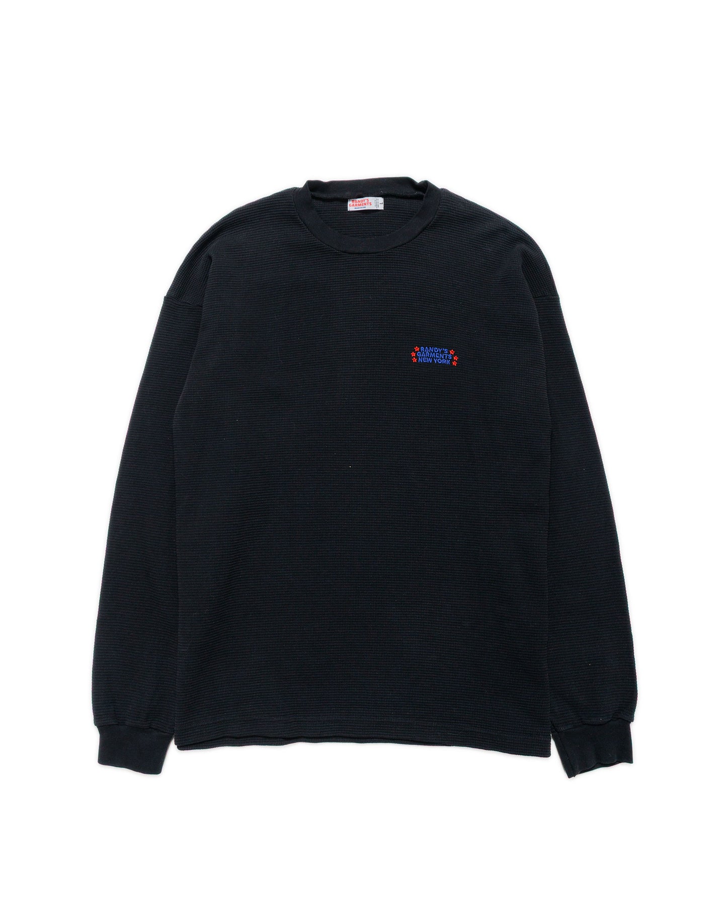 lost & found Randy's Garments Randy's Garments Heavyweight Thermal Crewneck Black