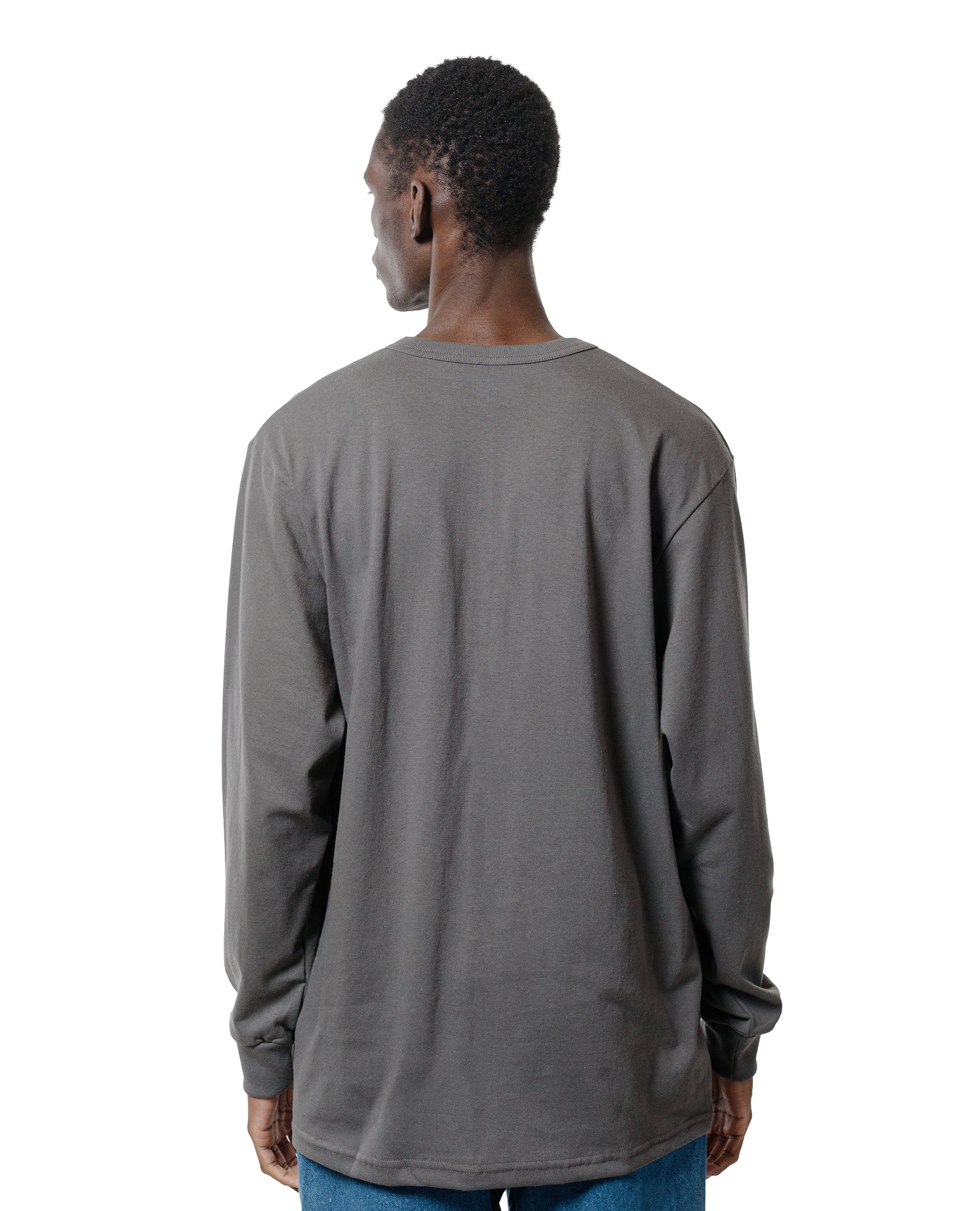 lost & found Randy's Garments Randy's Garments Long-Sleeve Pocket Tee Grey