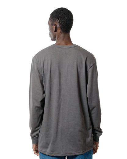 lost & found Randy's Garments Randy's Garments Long-Sleeve Pocket Tee Grey