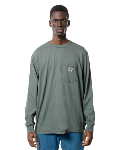 lost & found Randy's Garments Randy's Garments Long-Sleeve Pocket Tee Light Green
