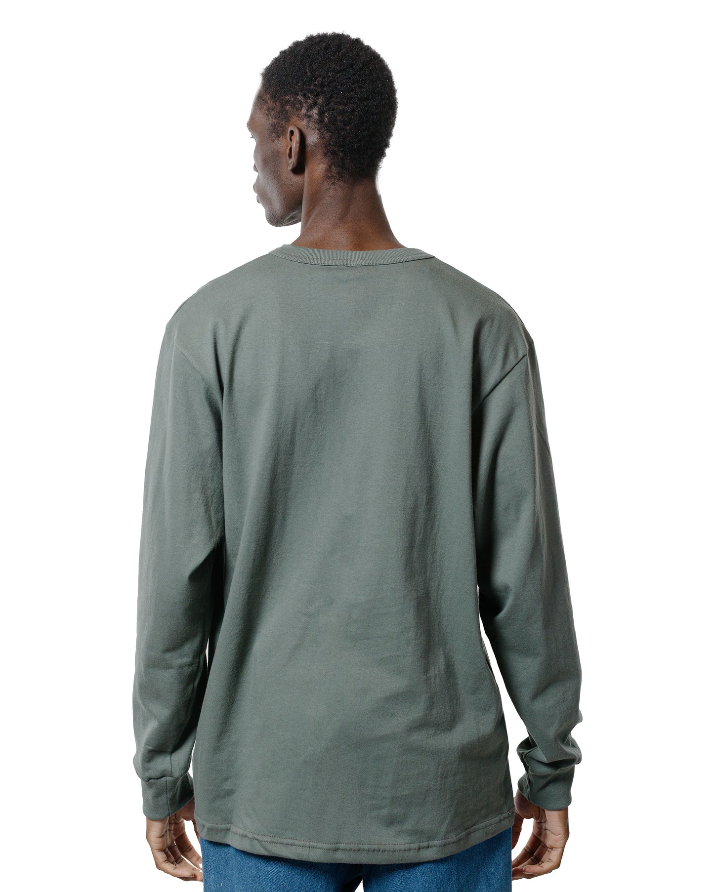 lost & found Randy's Garments Randy's Garments Long-Sleeve Pocket Tee Light Green
