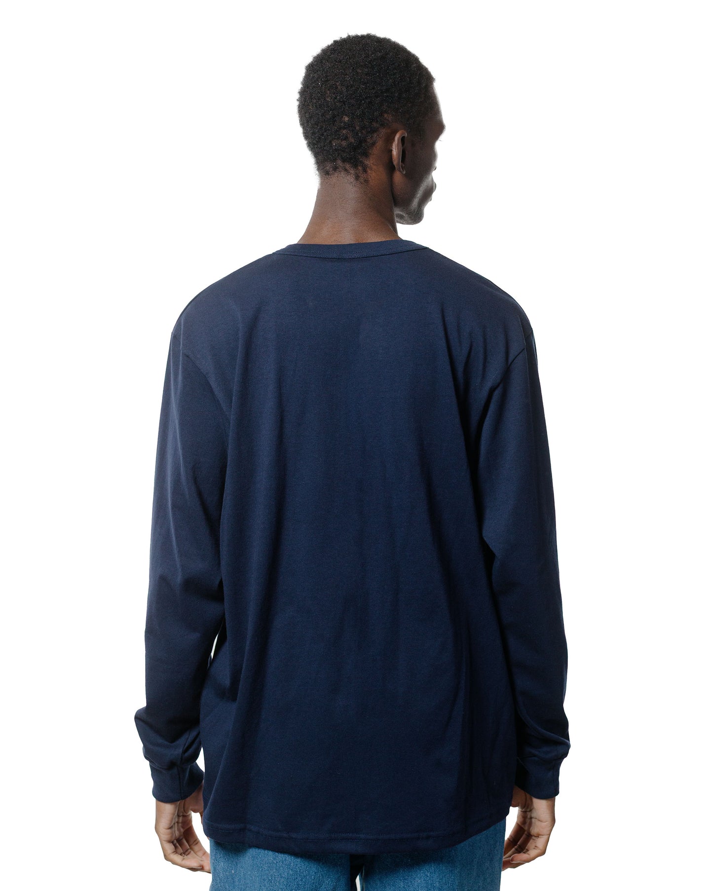 lost & found Randy's Garments Randy's Garments Long-Sleeve Pocket Tee Navy