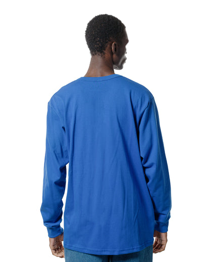 lost & found Randy's Garments Randy's Garments Long-Sleeve Pocket Tee Royal