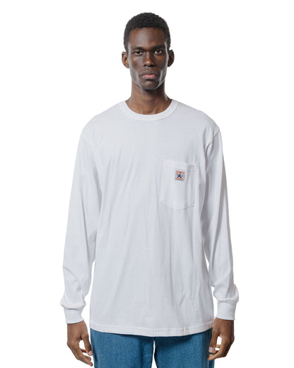 lost & found Randy's Garments Randy's Garments Long-Sleeve Pocket Tee White