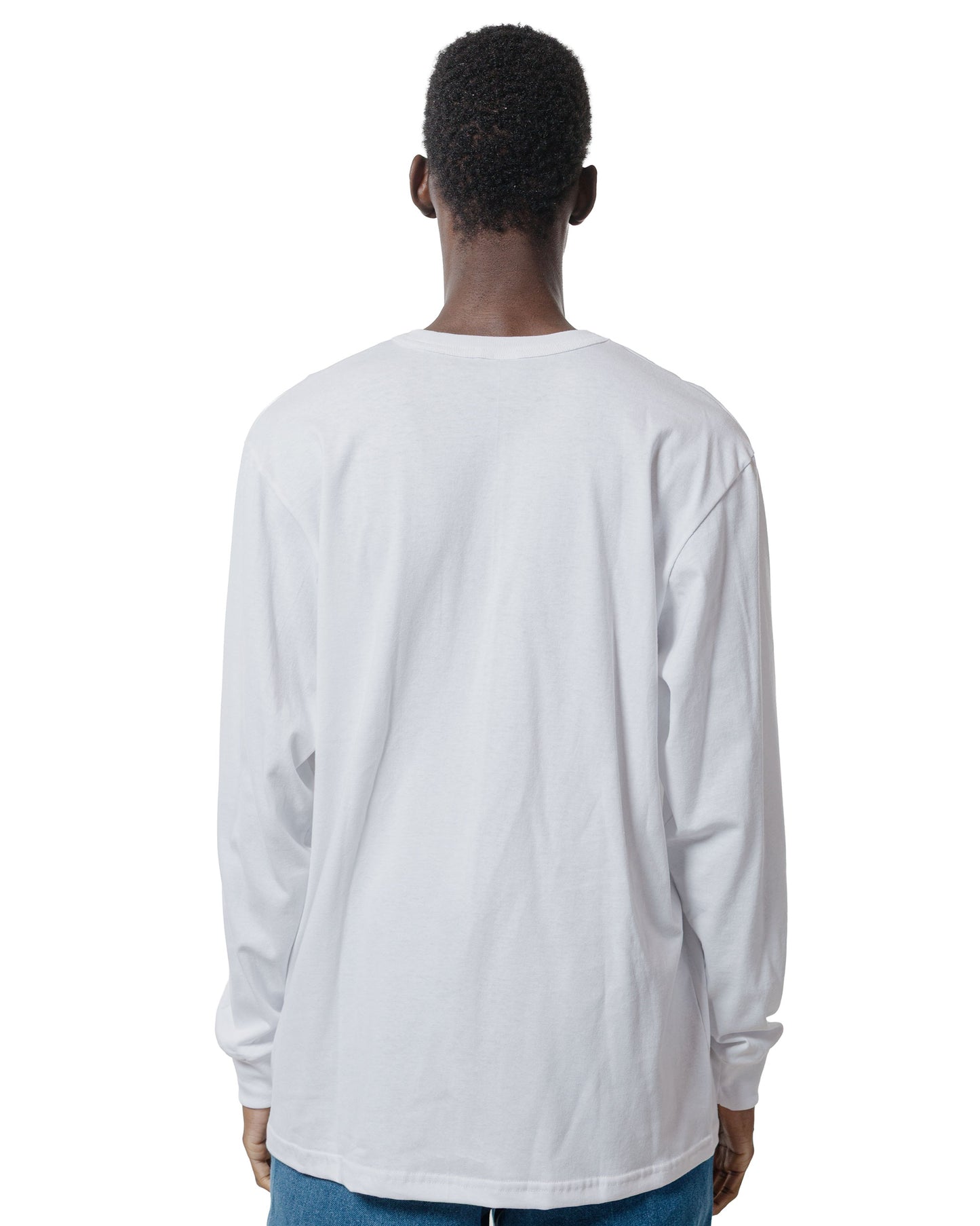 lost & found Randy's Garments Randy's Garments Long-Sleeve Pocket Tee White