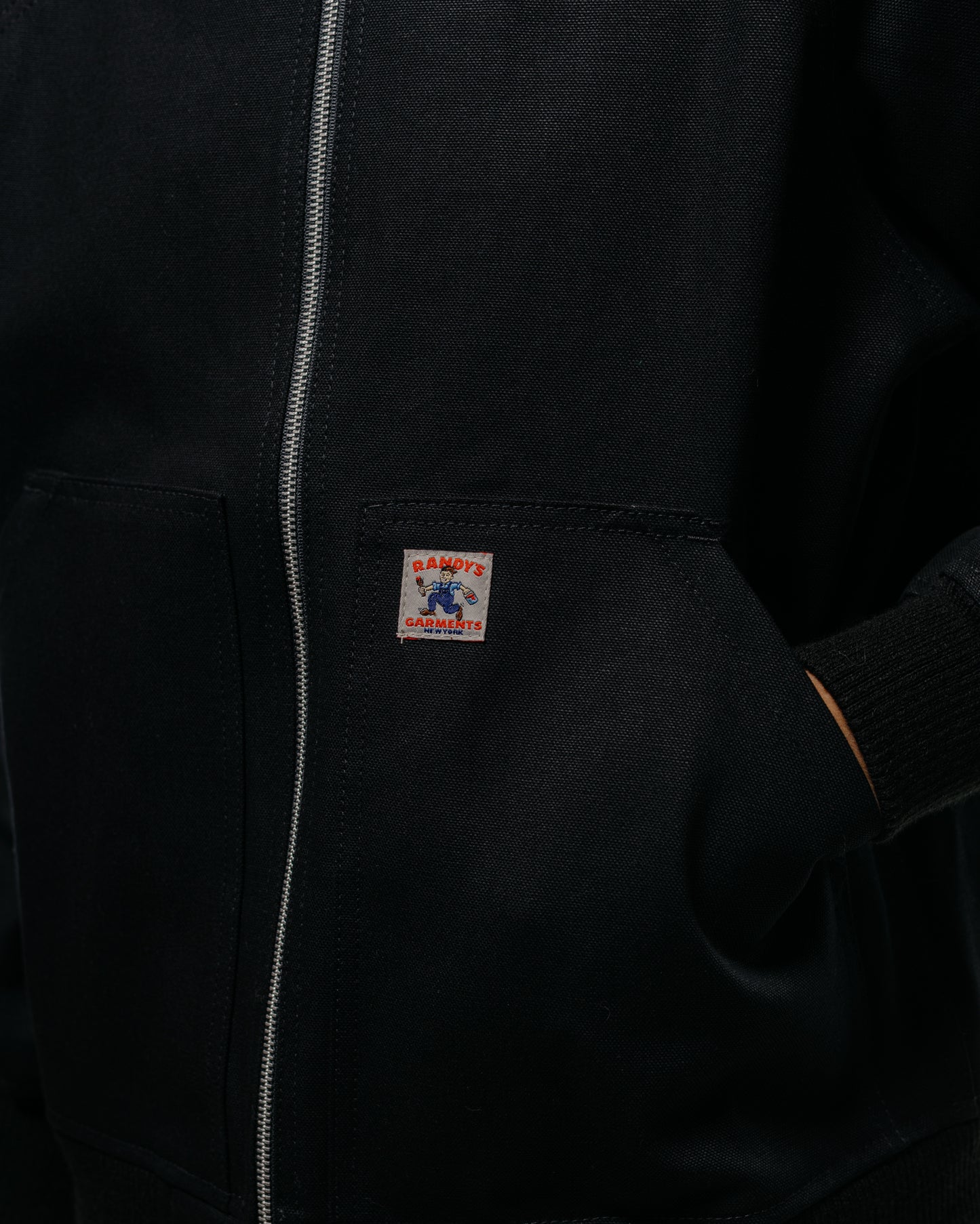 lost & found Randy's Garments Randy's Garments Maine Jacket Black 12oz 100% Cotton Duck Canvas