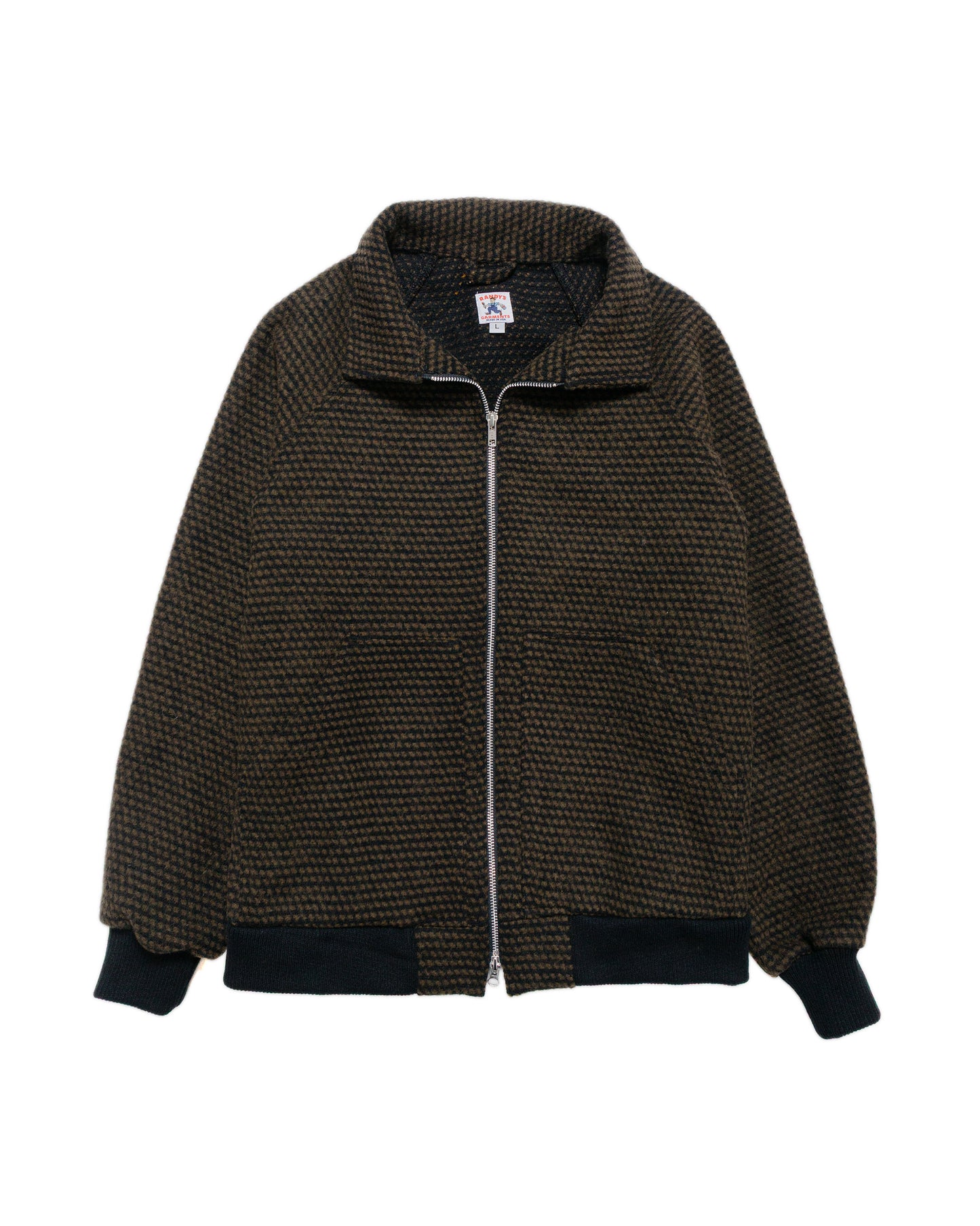 lost & found Randy's Garments Randy's Garments Maine Jacket Brown Horizontal Tweed