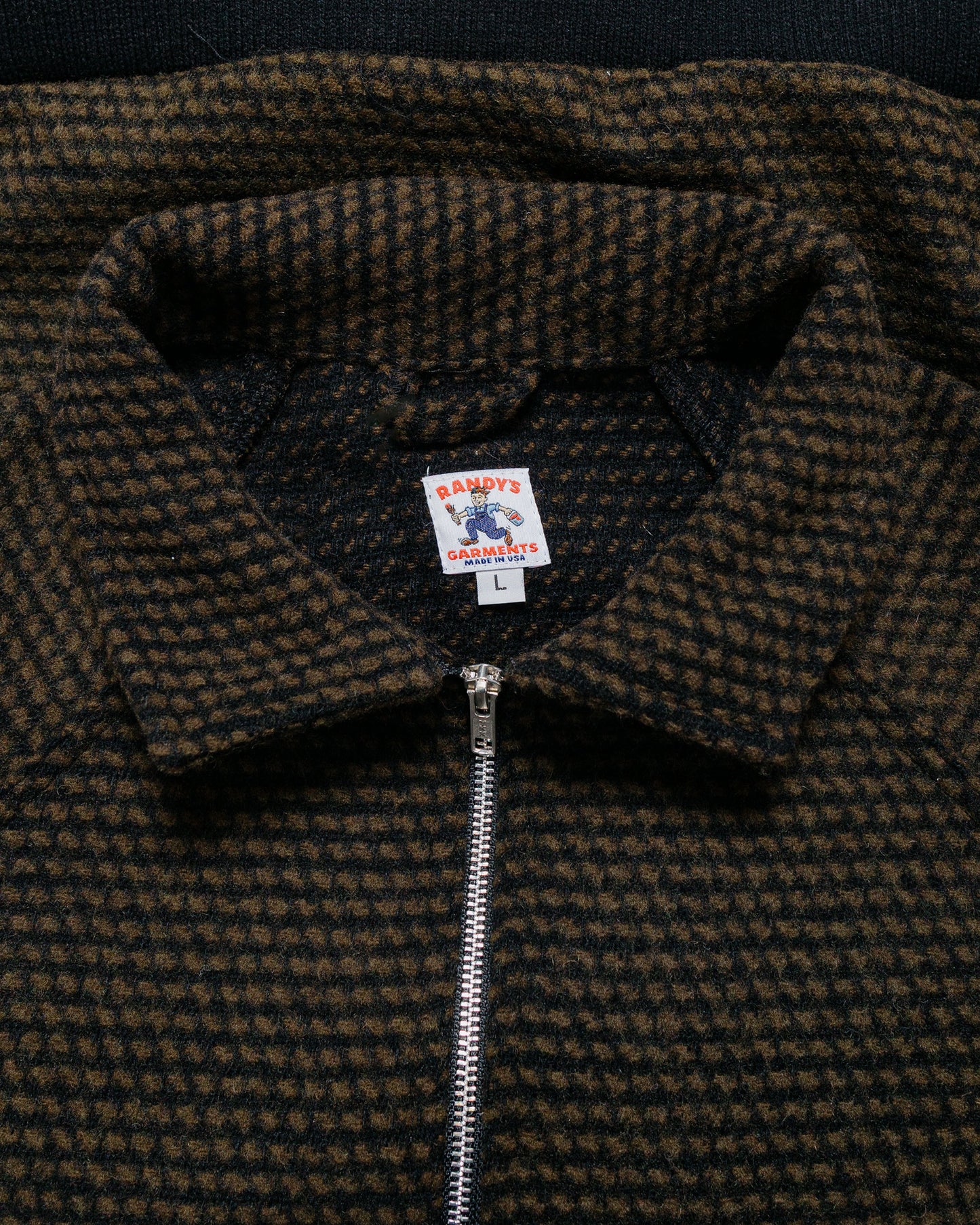 lost & found Randy's Garments Randy's Garments Maine Jacket Brown Horizontal Tweed