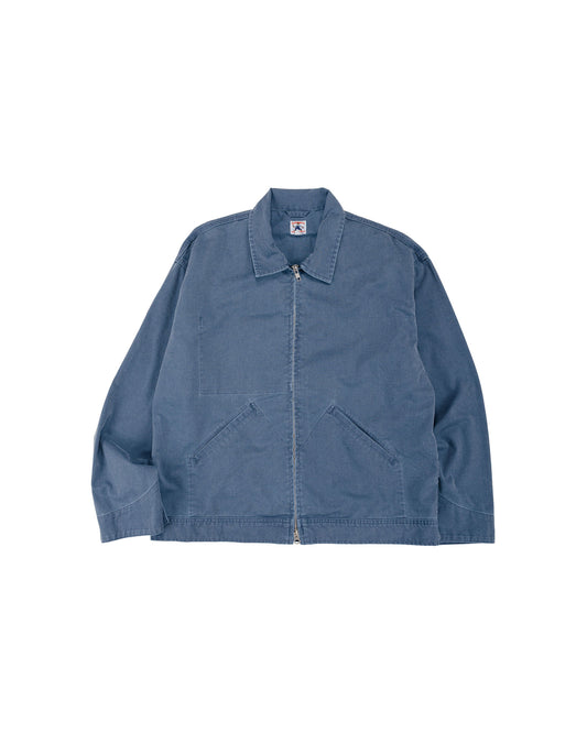 lost & found Randy's Garments Randy's Garments Mechanic's Jacket Blue 7oz Stone Washed Cotton Cadet Cloth