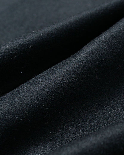 lost & found Randy's Garments Randy's Garments Over Shirt Black Heavy Melton Wool