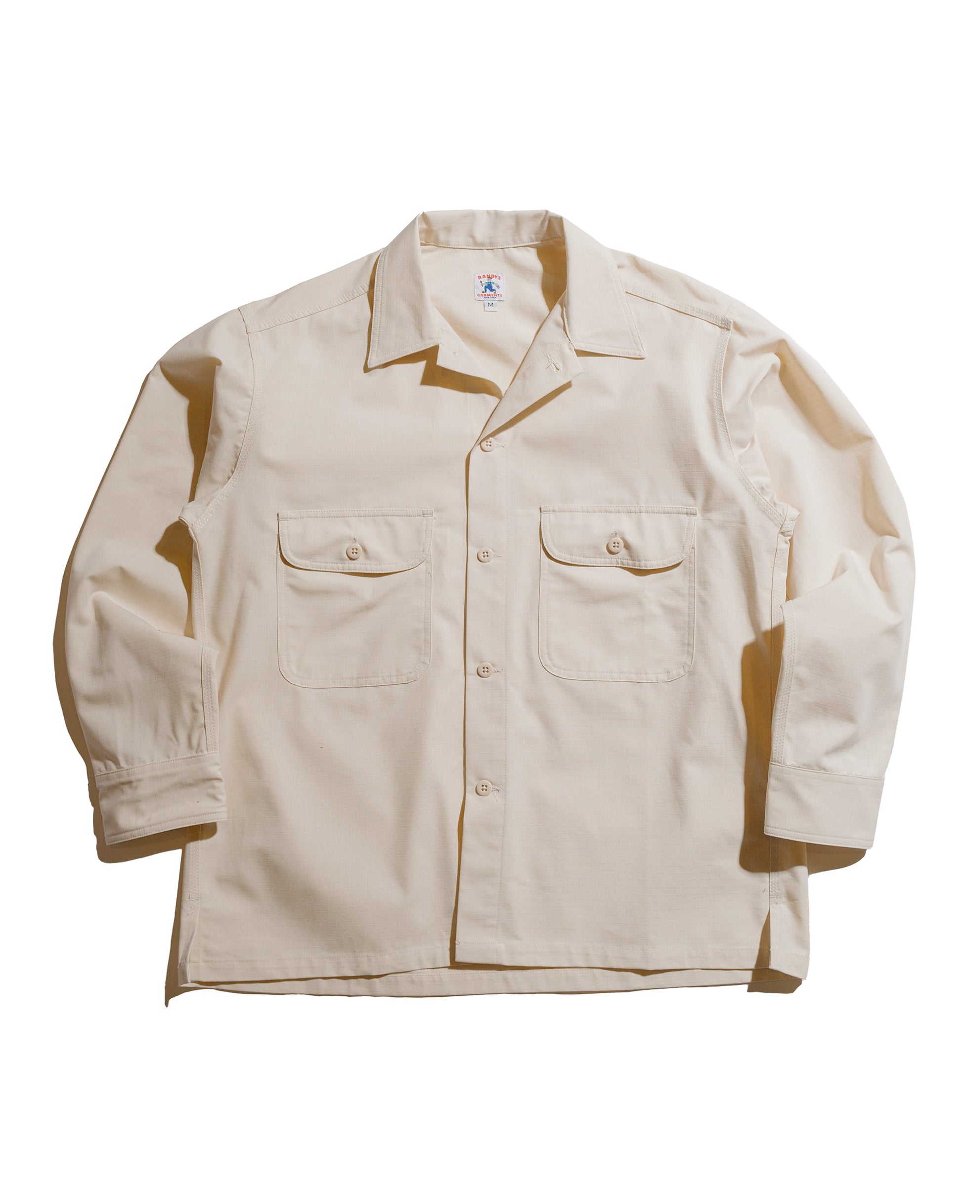 lost & found Randy's Garments Randy's Garments Over Shirt Cotton Ripstop Natural