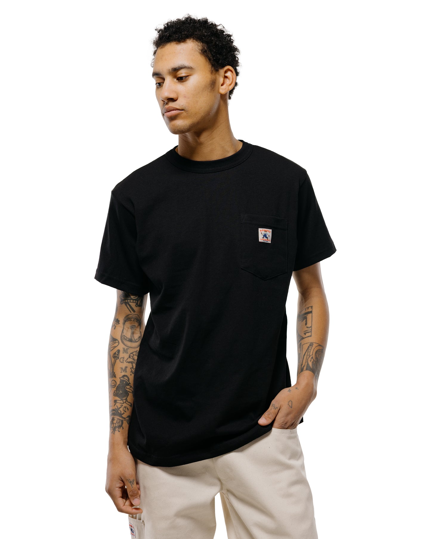 lost & found Randy's Garments Randy's Garments Pocket Tee Black