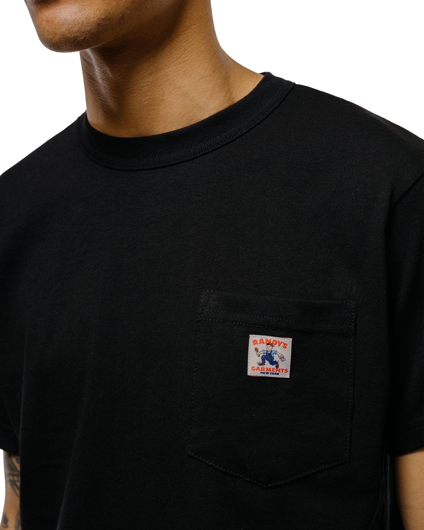 lost & found Randy's Garments Randy's Garments Pocket Tee Black