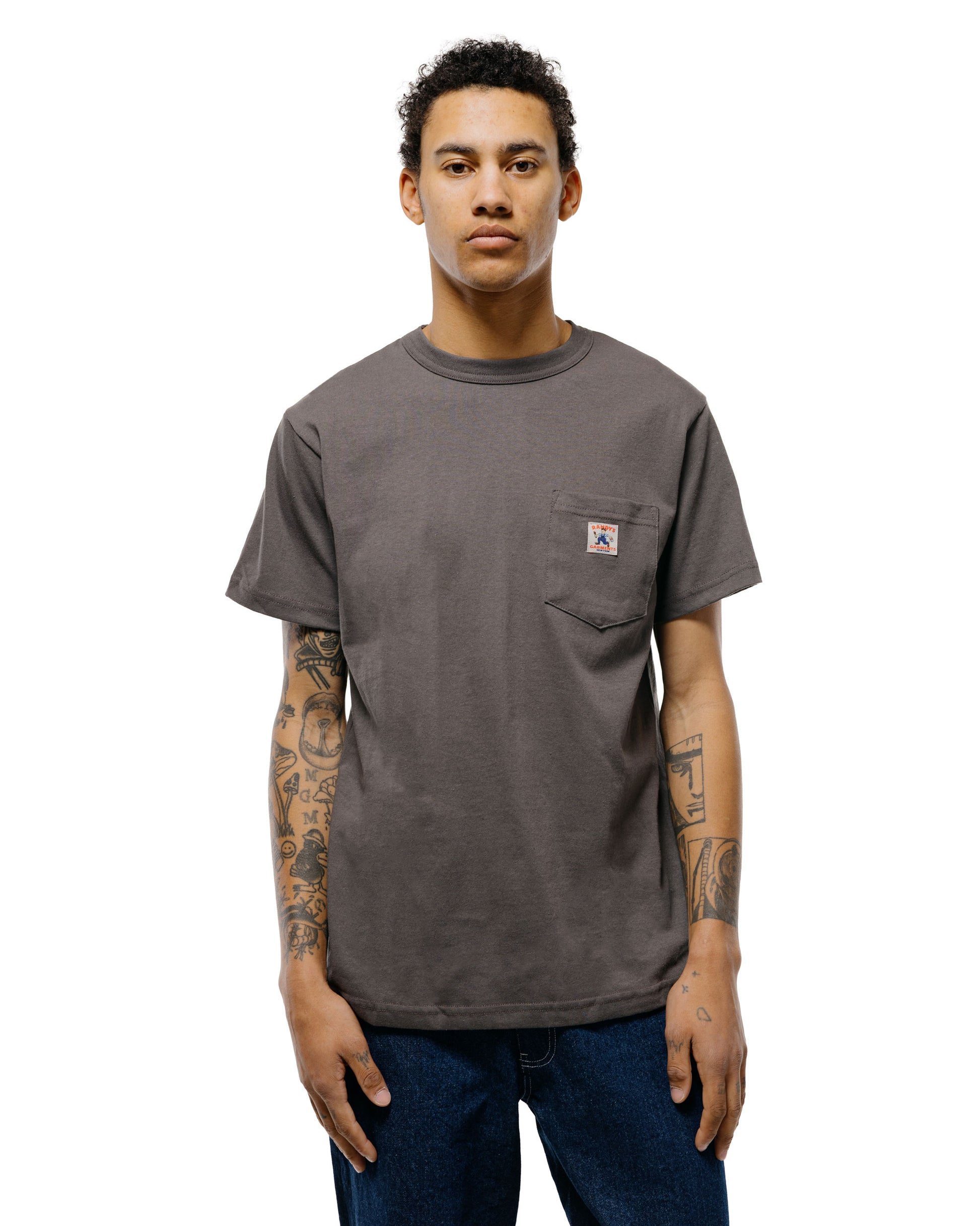lost & found Randy's Garments Randy's Garments Pocket Tee Grey