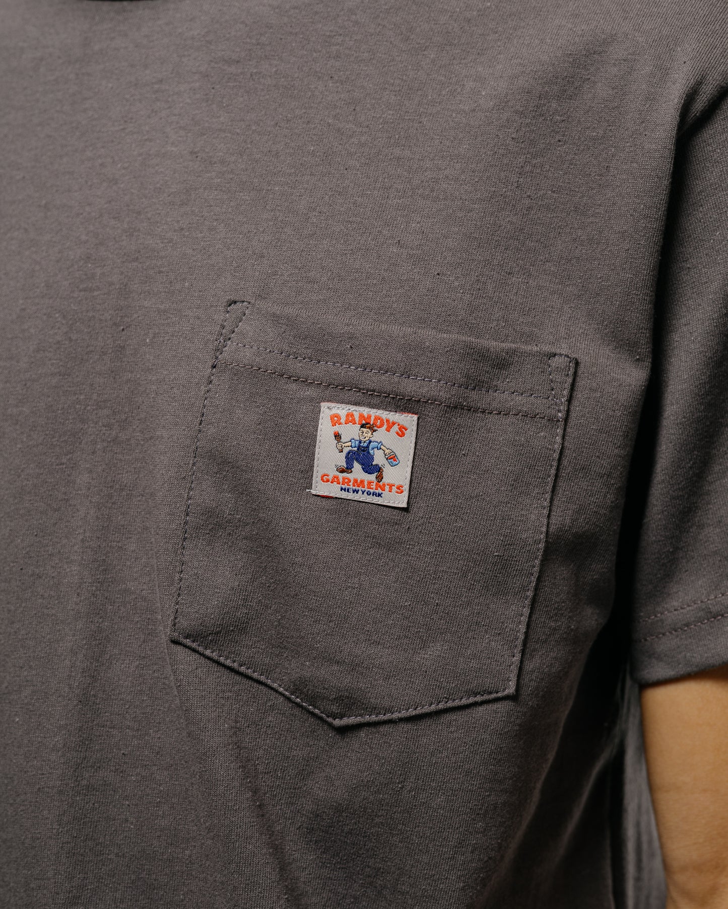 lost & found Randy's Garments Randy's Garments Pocket Tee Grey