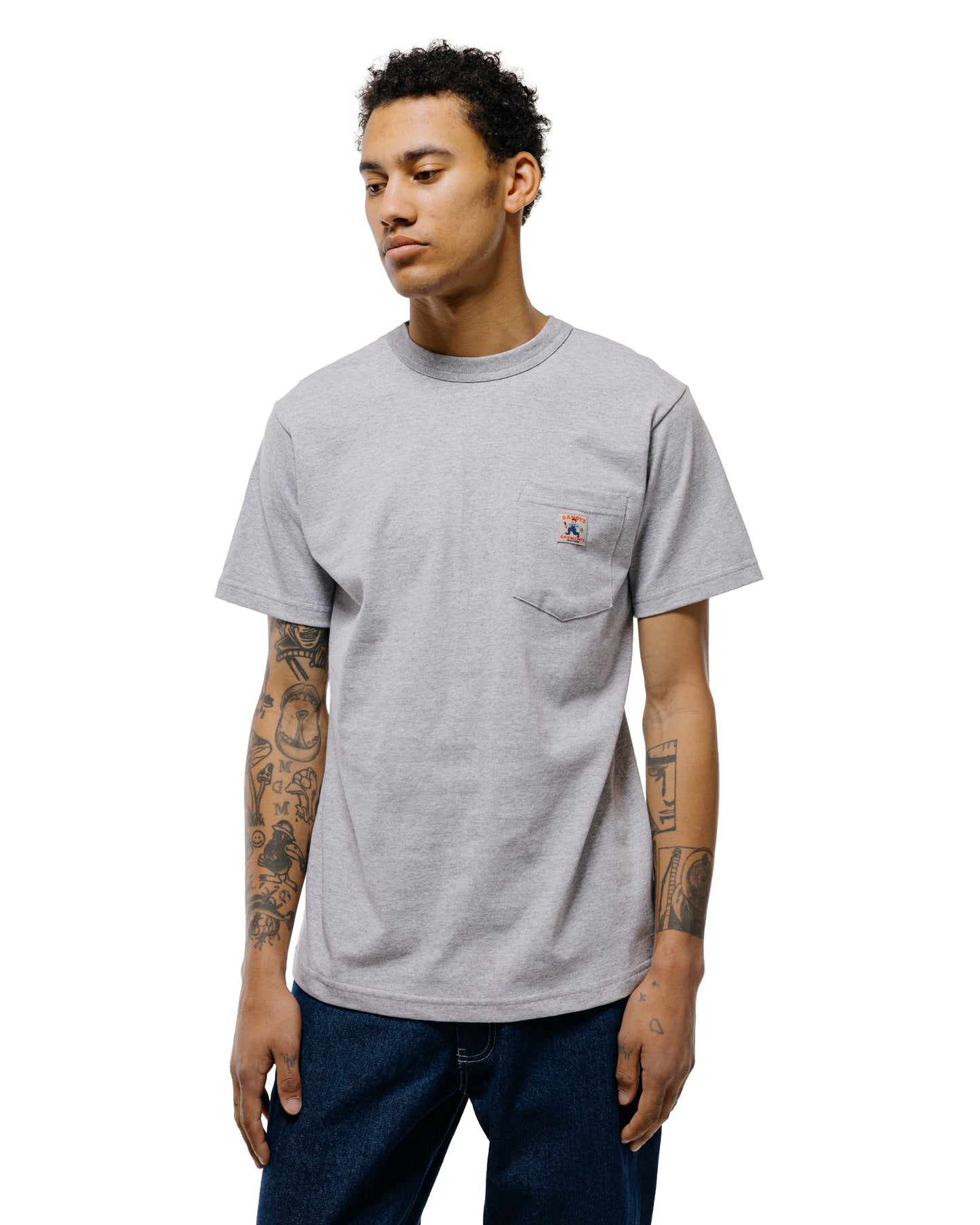 lost & found Randy's Garments Randy's Garments Pocket Tee Heather Gray