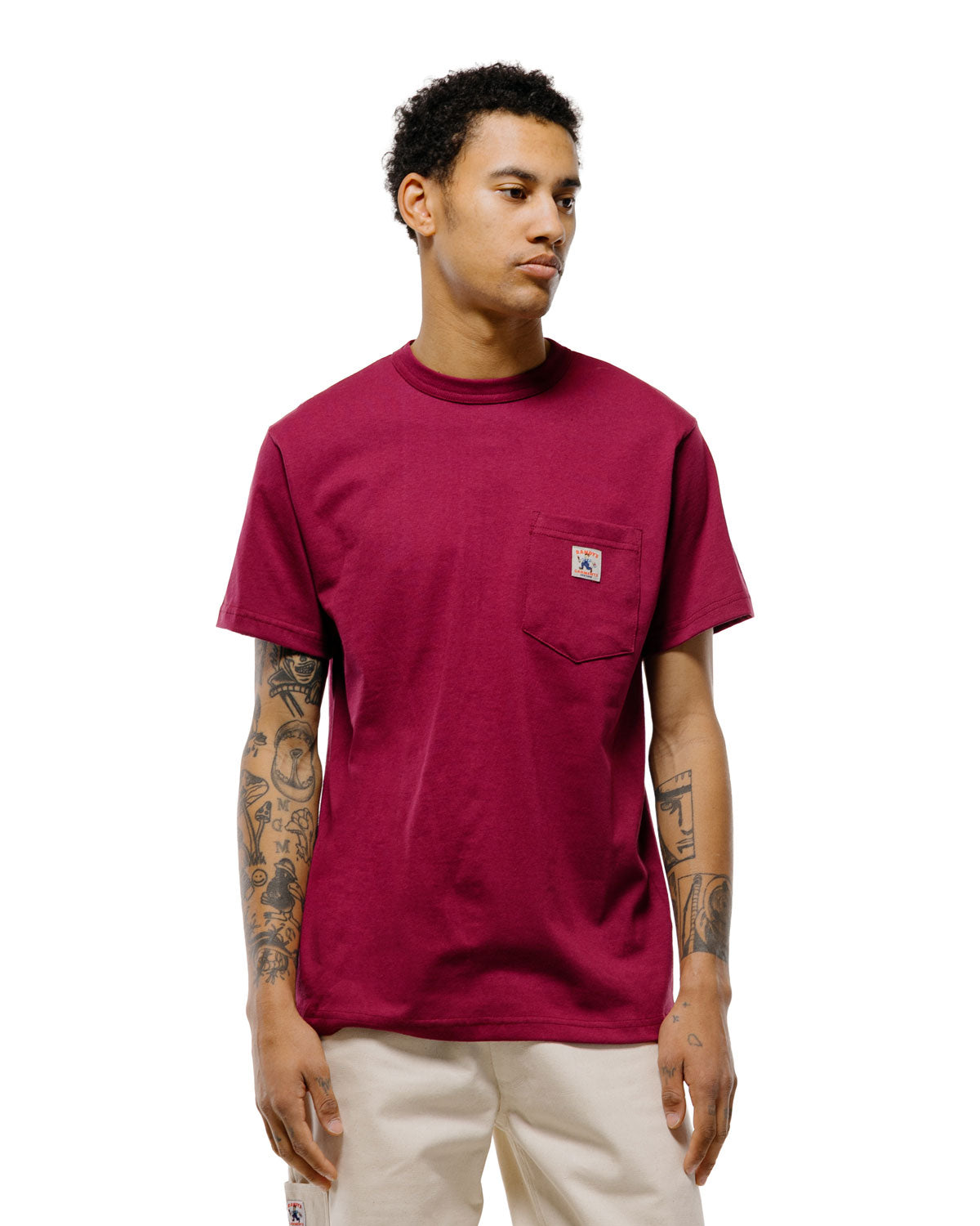 lost & found Randy's Garments Randy's Garments Pocket Tee Maroon