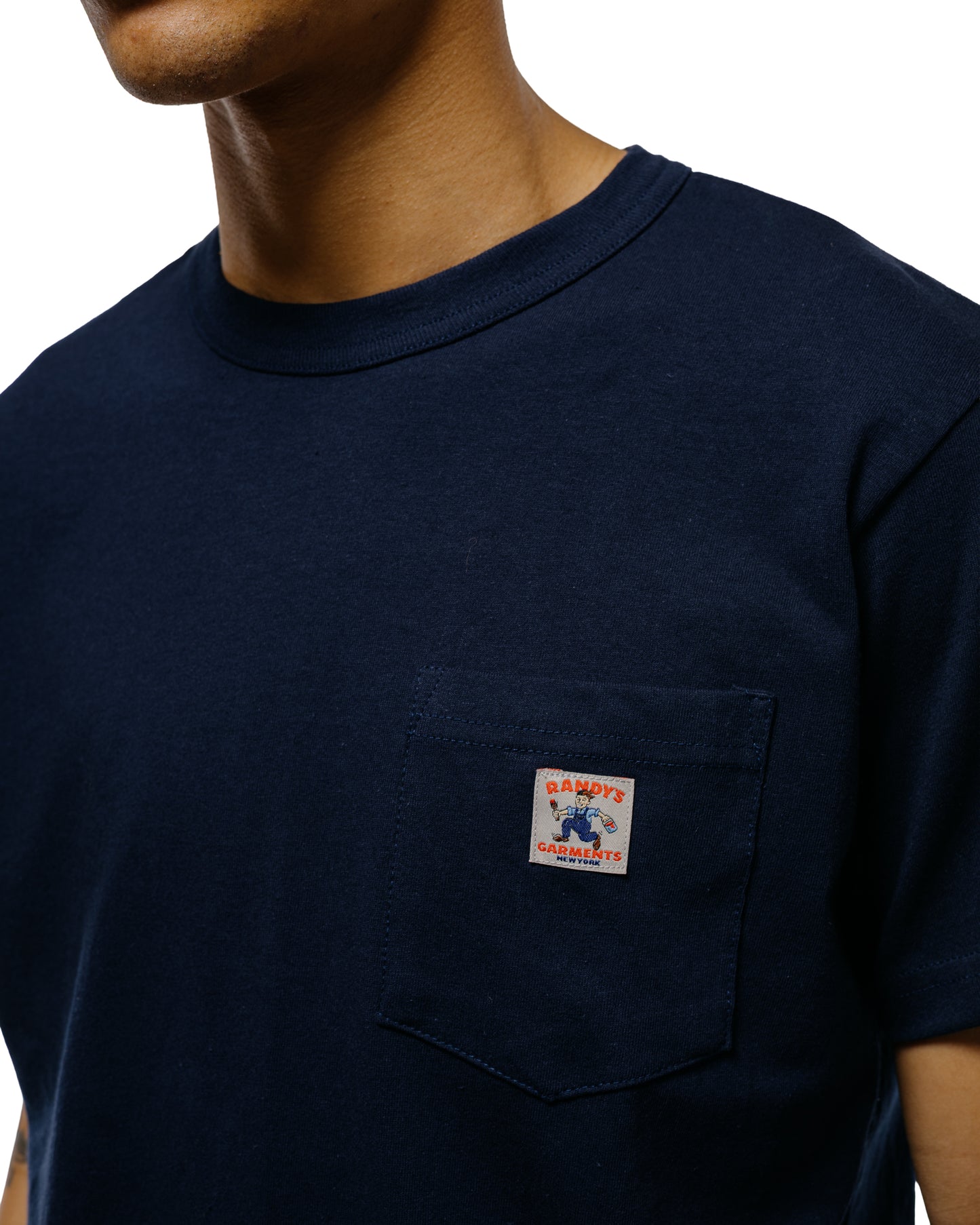 lost & found Randy's Garments Randy's Garments Pocket Tee Navy