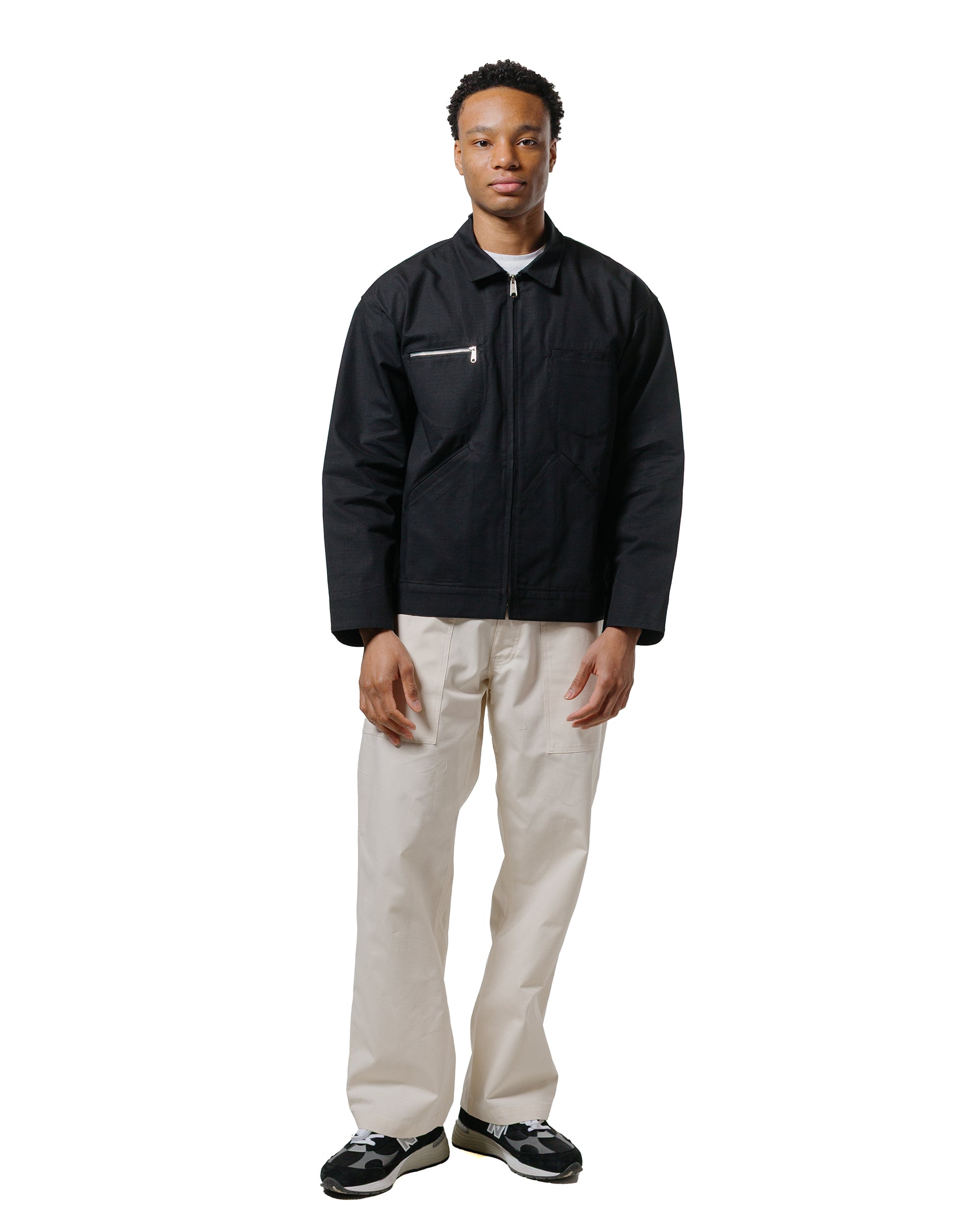lost & found Randy's Garments Randy's Garments Service Jacket Cotton Ripstop Black