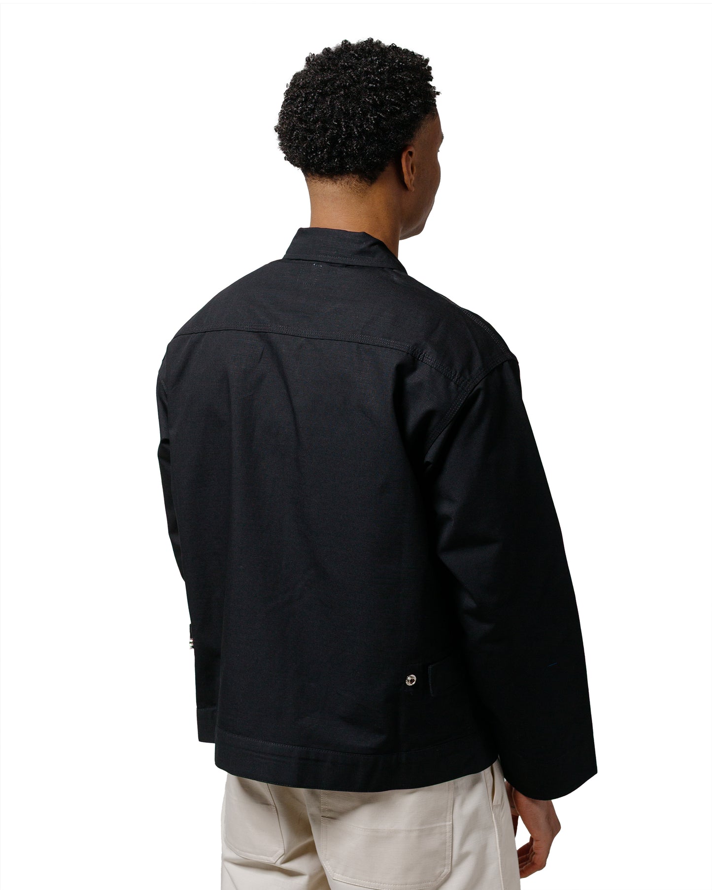 lost & found Randy's Garments Randy's Garments Service Jacket Cotton Ripstop Black