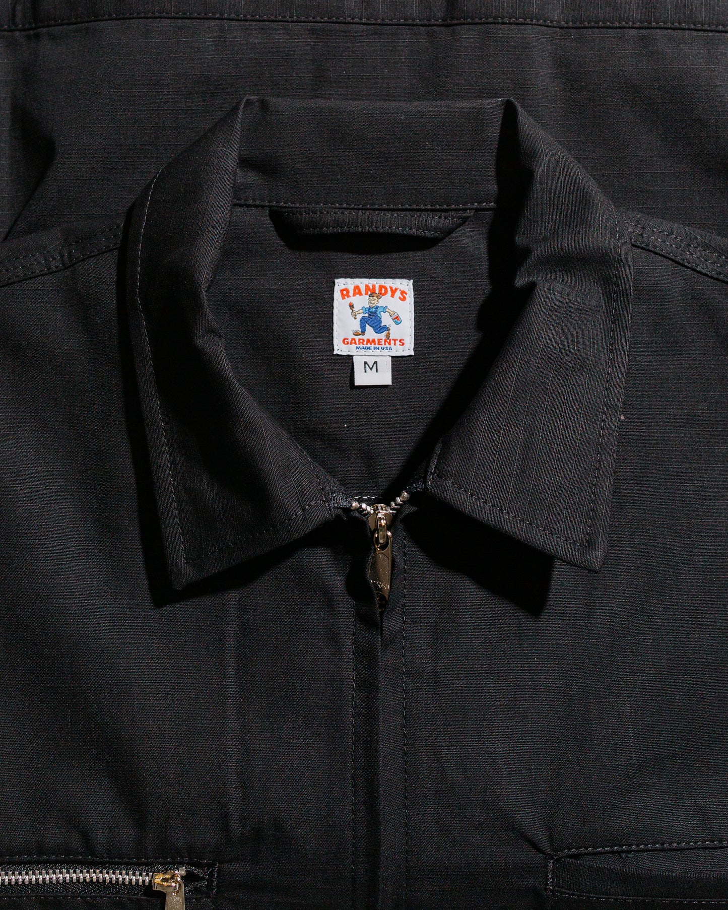 lost & found Randy's Garments Randy's Garments Service Jacket Cotton Ripstop Black