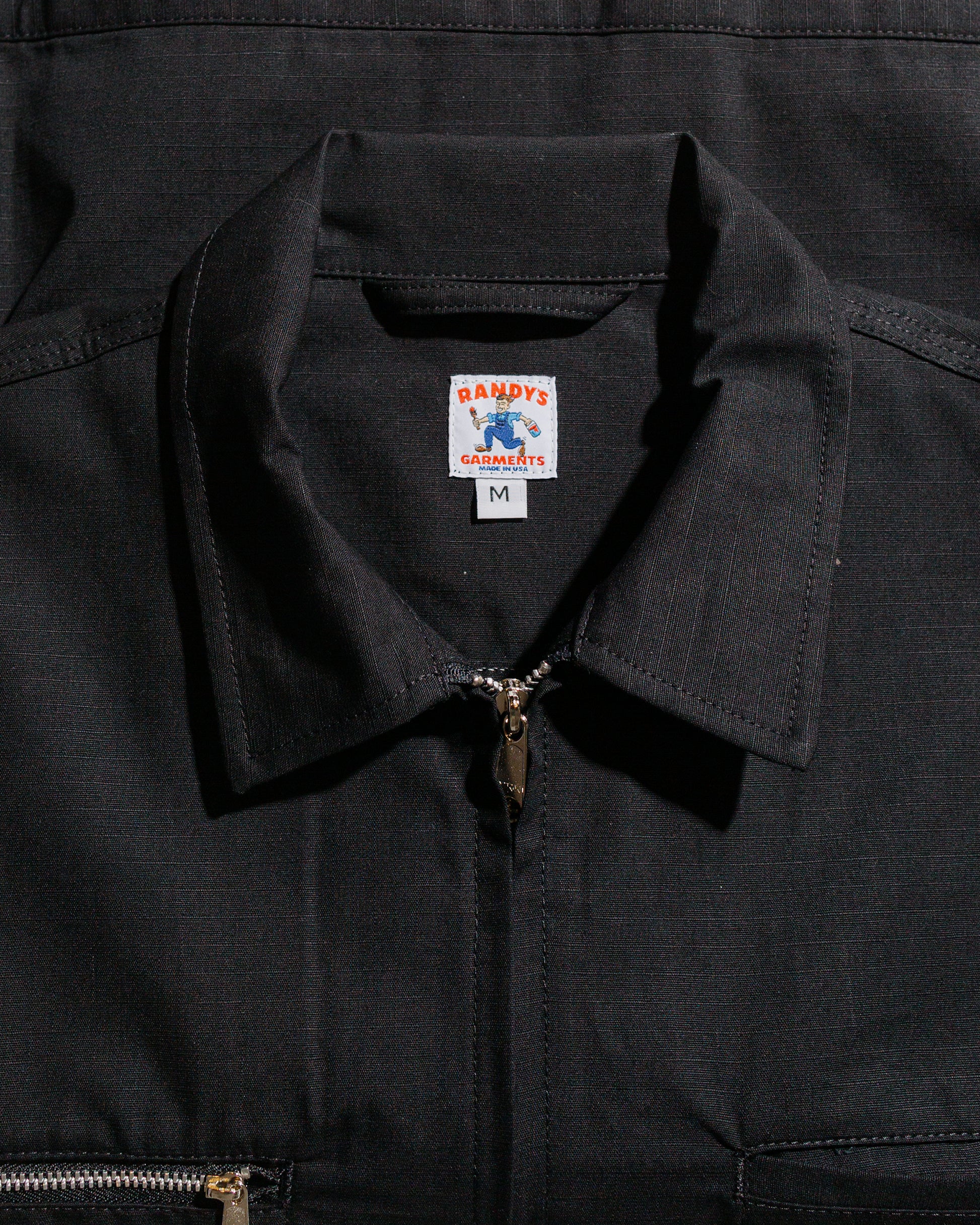 lost & found Randy's Garments Randy's Garments Service Jacket Cotton Ripstop Black