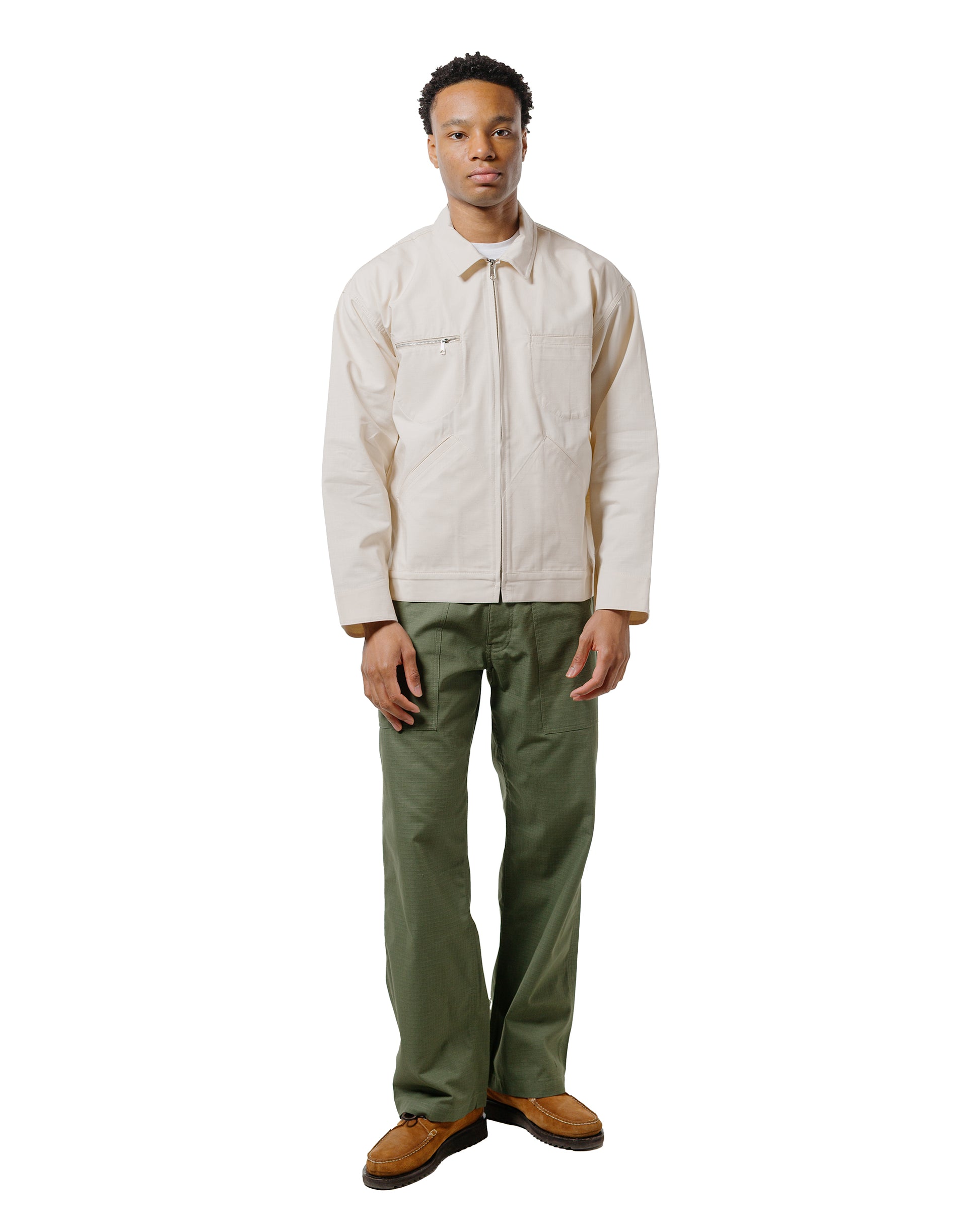 lost & found Randy's Garments Randy's Garments Service Jacket Cotton Ripstop Natural