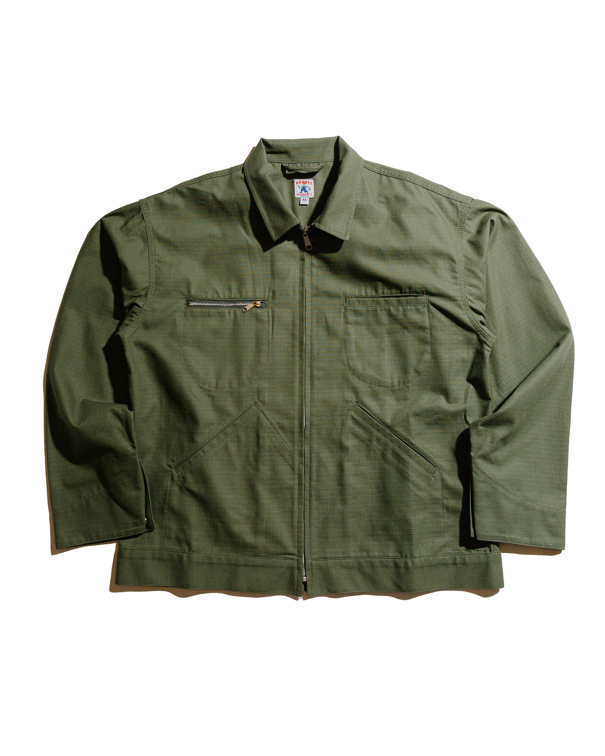lost & found Randy's Garments Randy's Garments Service Jacket Cotton Ripstop Olive