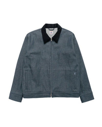 lost & found Randy's Garments Randy's Garments Station Jacket Washed 13.5oz Cotton Charcoal Cone Denim