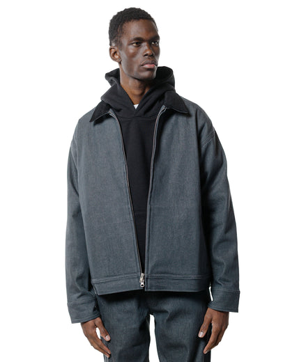 lost & found Randy's Garments Randy's Garments Station Jacket Washed 13.5oz Cotton Charcoal Cone Denim