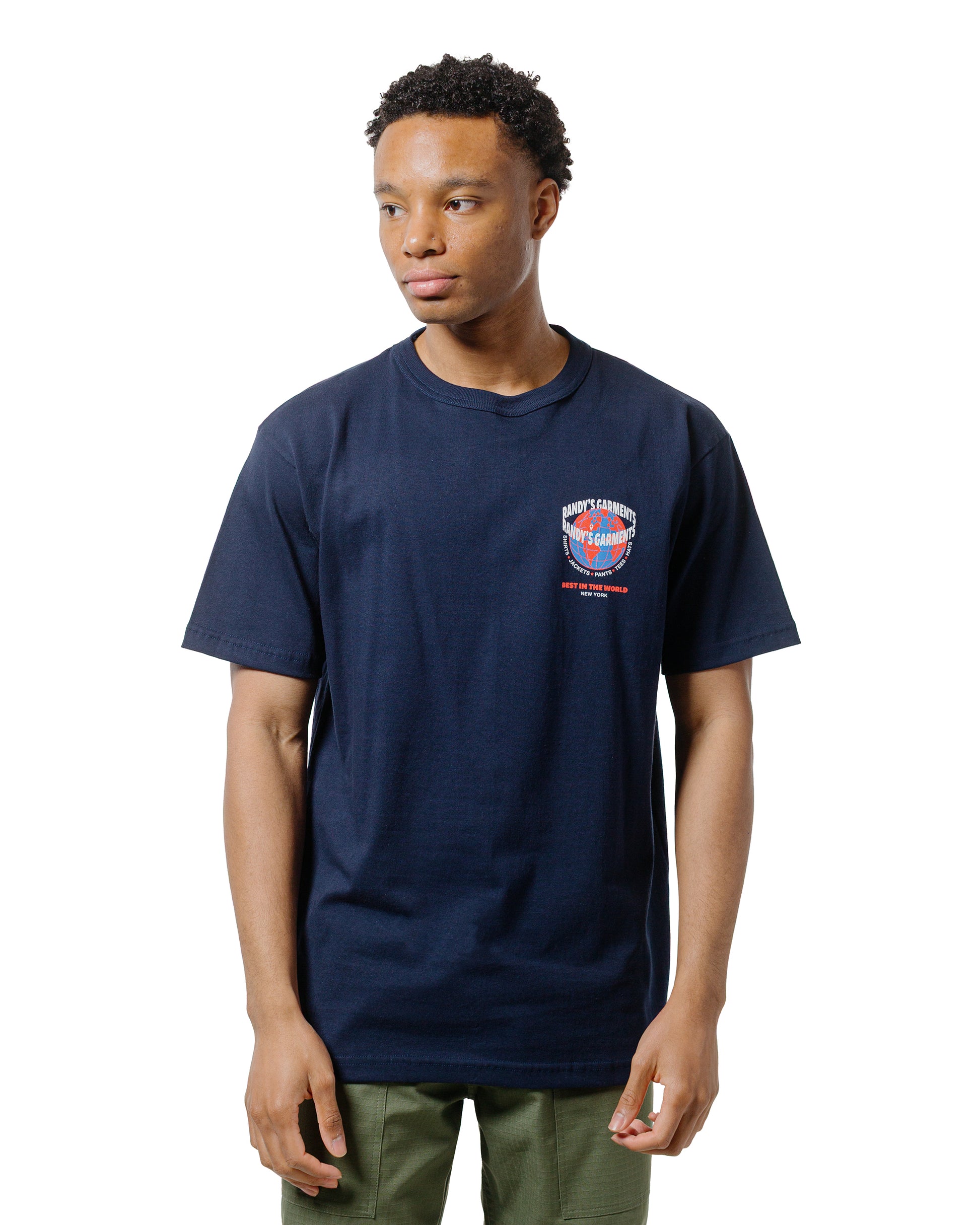lost & found Randy's Garments Randy's Garments World Tee Navy