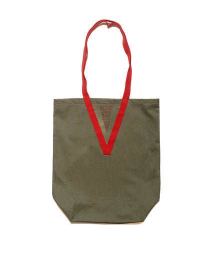 lost & found The Real McCoy's Real McCoy's MA24007 Victory Shoulder Tote Bag Olive