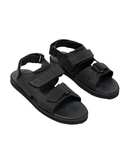 lost & found Reproduction of Found Reproduction of Found British Military Sandal 1837NL Black Nubuck