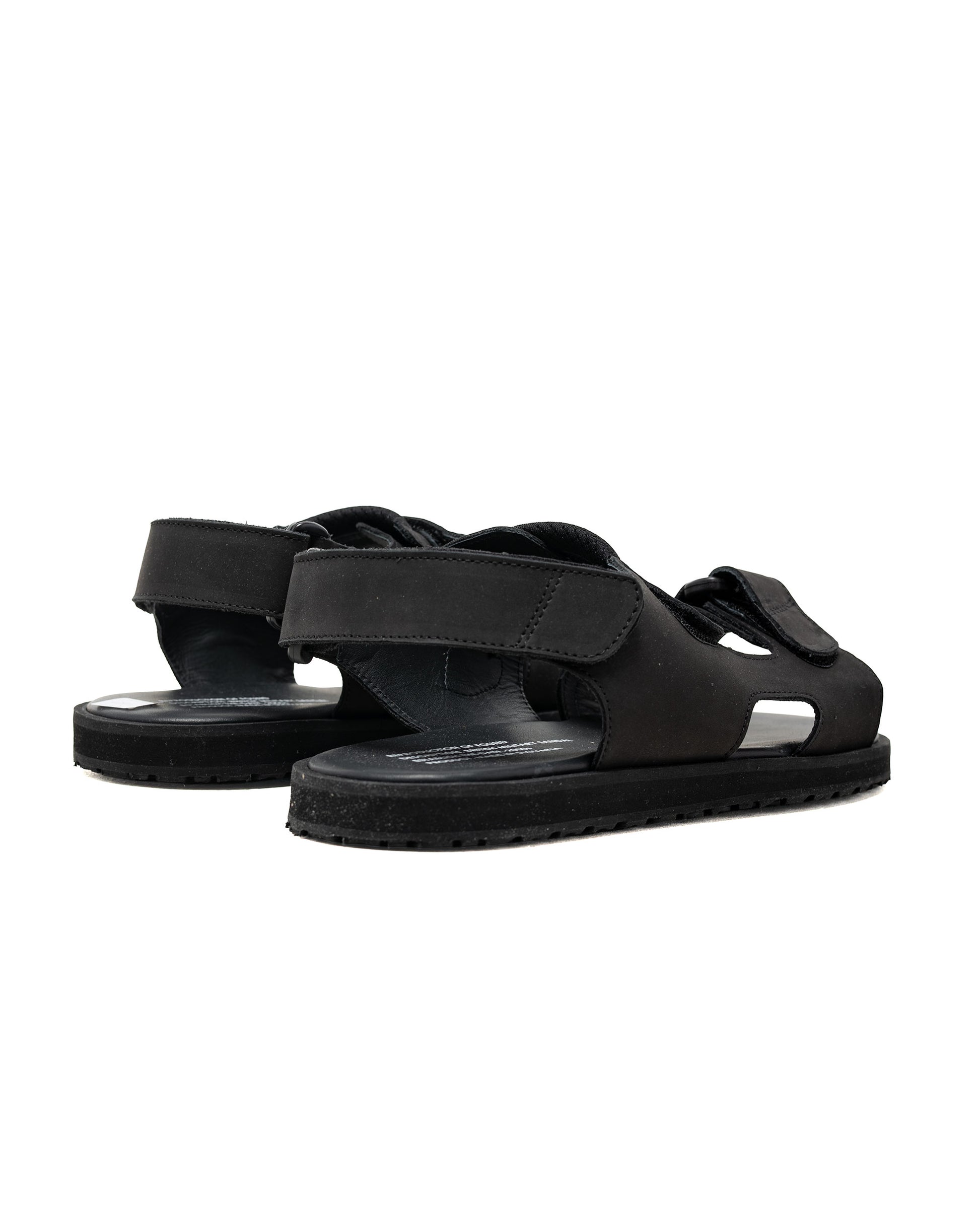 lost & found Reproduction of Found Reproduction of Found British Military Sandal 1837NL Black Nubuck