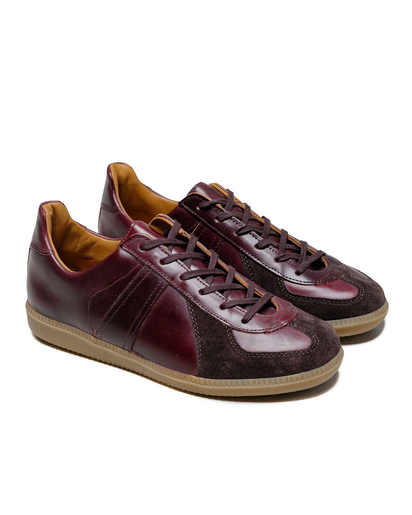 lost & found Reproduction of Found Reproduction of Found German Military Trainer 1700HWC Horween Chromexcel Burgundy