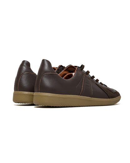 lost & found Reproduction of Found Reproduction of Found German Military Trainer 1700L Dark Brown