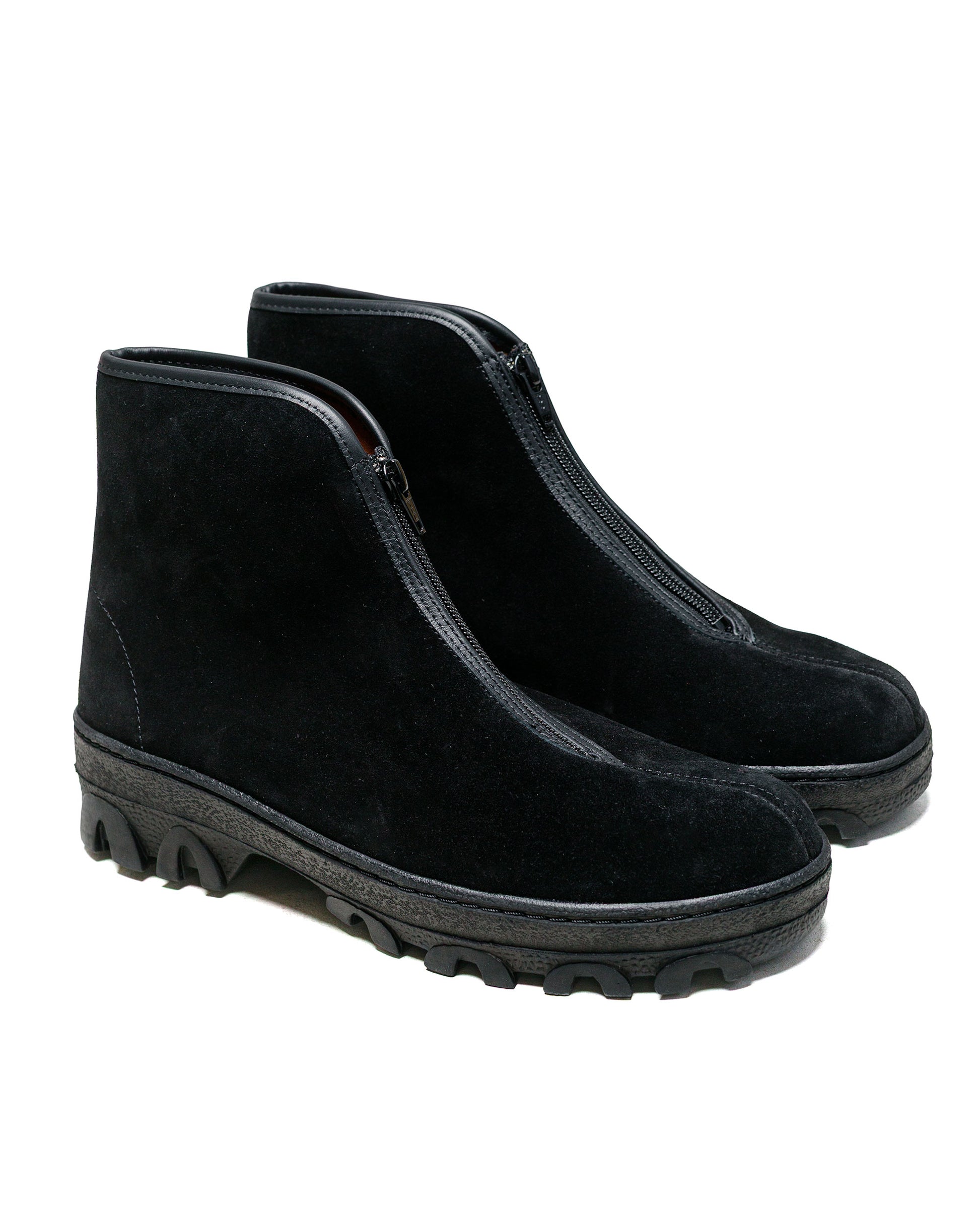 lost & found Reproduction of Found Reproduction of Found Russian Military Boots 540SS Black Suede