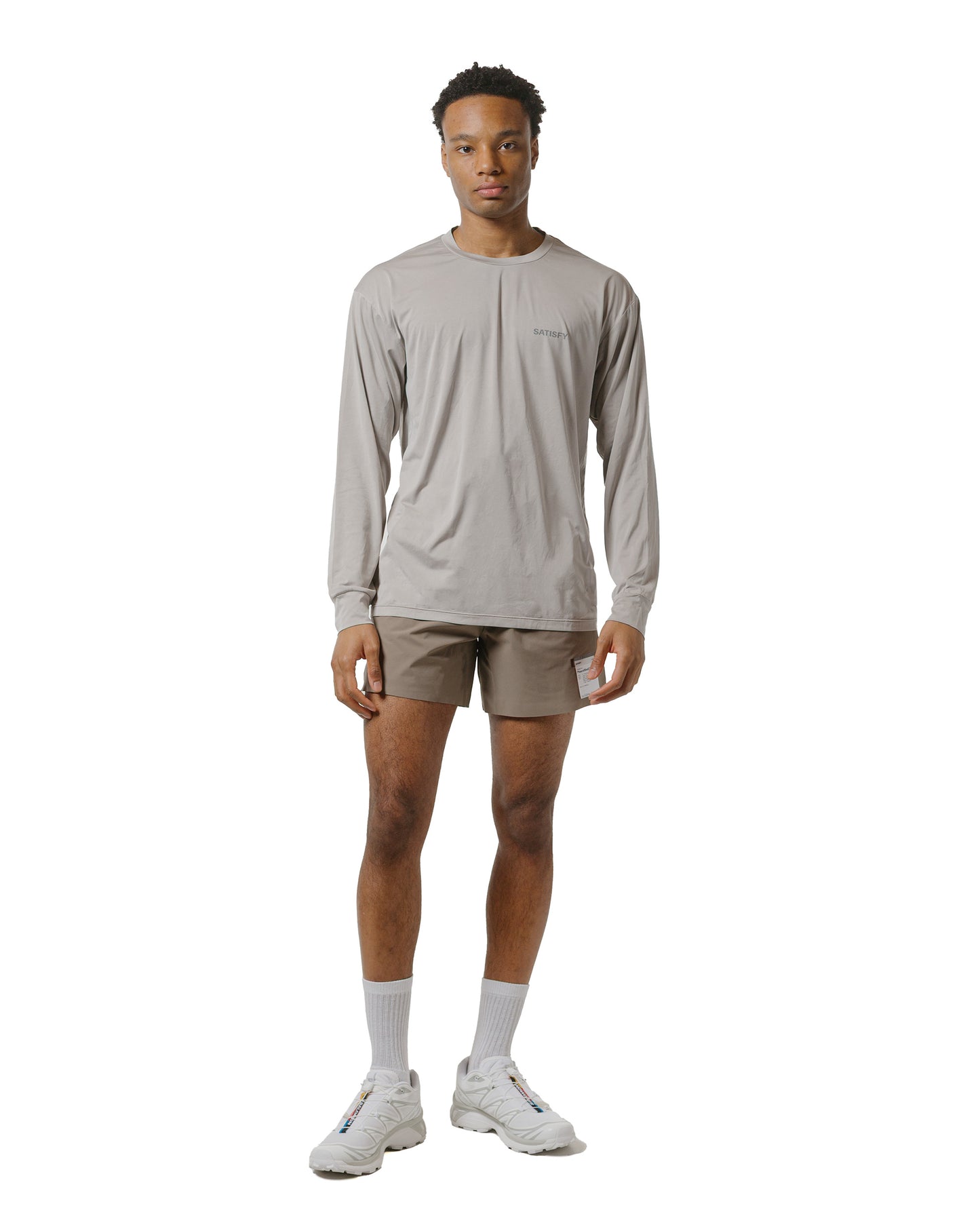 lost & found SATISFY SATISFY AuraLite Long Tee Mineral Dune